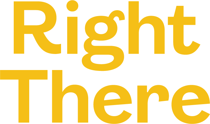 Right There Logo